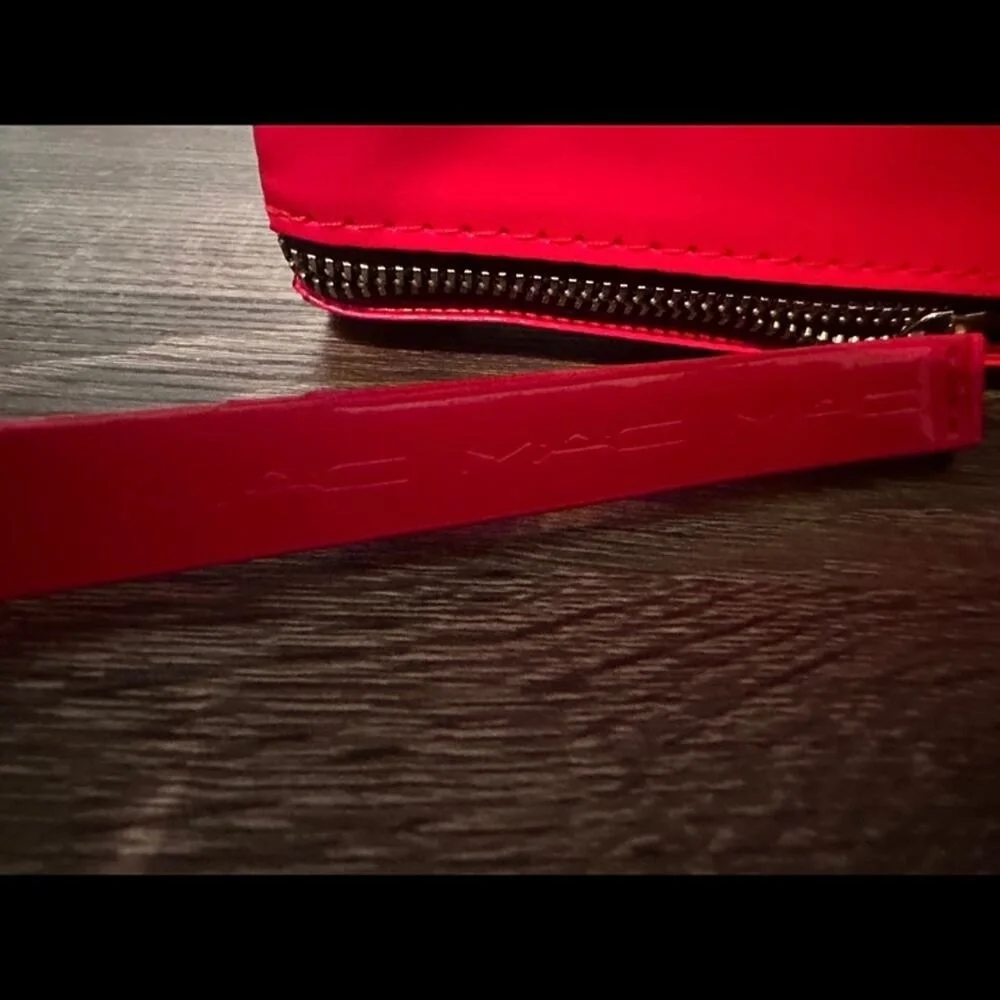 MAC‎ cosmetics Makeup Bag red